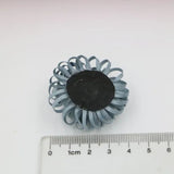 15Pc Fabric Flowers, Ribbon Flowers Hair Clip, Floral Hair Accessories