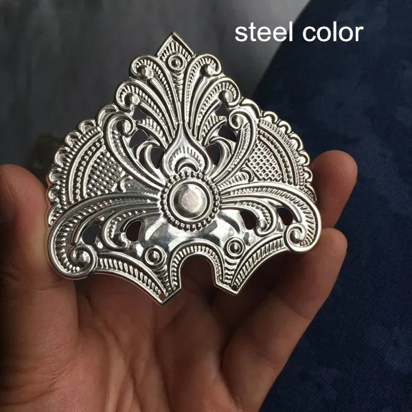 15 Pcs Metal Alloy Anadem 2 Hole Stamping, DIY Jewelry & Crafts Findings