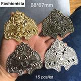15 Pcs Metal Alloy Anadem 2 Hole Stamping, DIY Jewelry & Crafts Findings
