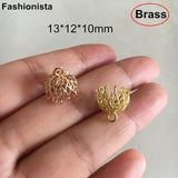 15 Pcs Multi-loop Bails Beads Hanger Charms Pendant Holders