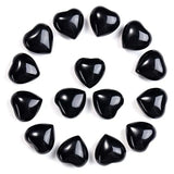 15 Pcs Rose Quartz Heart Stones Set Bulk Polished Chakra Balancing