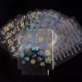 15 Resin Craft Filling Materials Transparent Stickers Planet Leaves Film D0LC