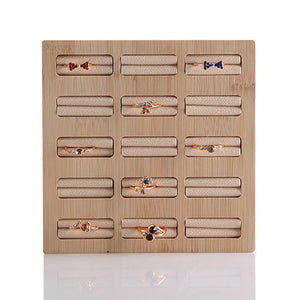 15 Slot Ring Display Organizer Tray Jewelry Storage