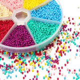 2mm Charm Czech Glass Seed Bead Set for DIY Jewelry Making Supplies