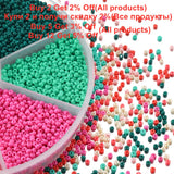 2mm Charm Czech Glass Seed Bead Set for DIY Jewelry Making Supplies