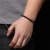 Colorful Tiger Eye Stone Bracelets 6/8MM Beads Braided Bangles