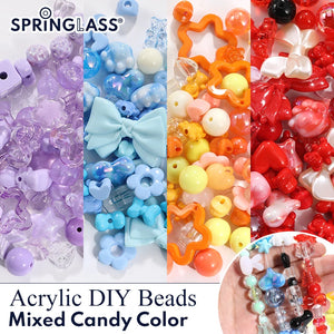 Acrylic Beads DIY Mobile Pendant Bracelet Chain Jewelry Making Accessories
