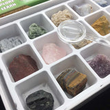 Mixed Rock Minerals Collection Set of 15 Pieces