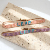 15 Color Glass Bead Braided Bracelet Women Jewelry Wrap Bracelets