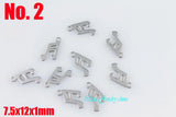 100pcs Stainless Steel Small Pendant Jewelry Charm Tags DIY Parts