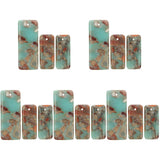 15 pcs Jade Charms for DIY Necklace Bracelet