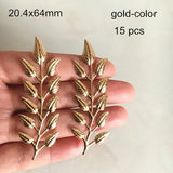 Tree Branch Metal Filigree Leaf for DIY Crafts 3D Leaves Decor