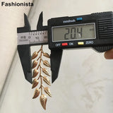 Tree Branch Metal Filigree Leaf for DIY Crafts 3D Leaves Decor
