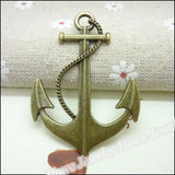 15 pcs Vintage Charms Anchors Pendant Antique bronze DIY Jewelry Making