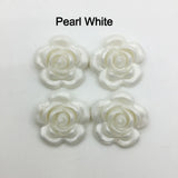 BPA-Free Silicone Rose Flower Beads - DIY Necklaces (15 pieces/lot)