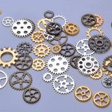 Assorted Antique Steampunk Clock Watch Gear Charms Pendants DIY Jewelry Making