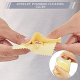 150 Pcs Jewelry Cleaning Cloth Polishing Silver Clean Soft Individually Wrapped