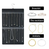 Double Sided Jewelry Hanging Organizer Storage Bag