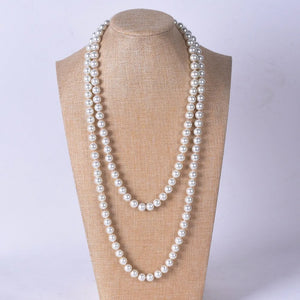 10mm Pearl Necklace Wholesale, 150cm Long Pearl Necklace