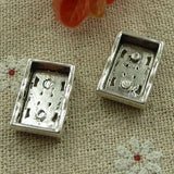 150 pcs Tibetan Silver Spacers 18x12mm