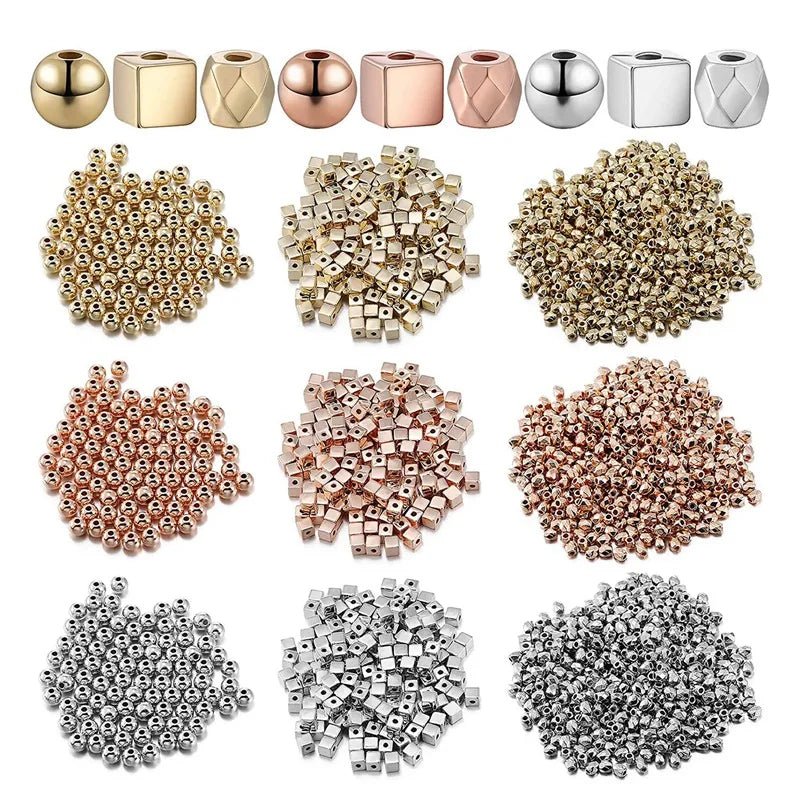 Assorted Spacer Beads Set for DIY Jewelry Making