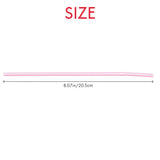 1500 Pcs Striped Colored Disposable Straws 8 inch Long