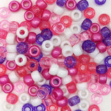 1500Pcs Colorful Pony Beads DIY Bracelet Necklace Making HandCrafts