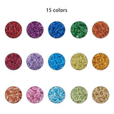 1500Pcs 6x0.8mm Aluminum Split Jump Rings for DIY Jewelry