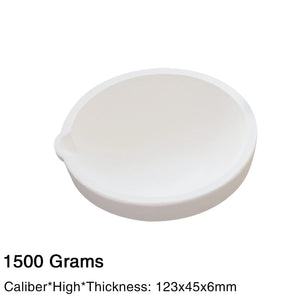 Quartz Melting Dishes Pot Crucible for Silver Platinum
