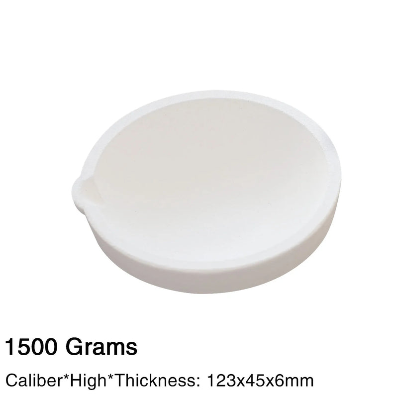 Quartz Melting Dishes Pot Crucible for Silver Platinum