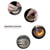 Quartz Melting Dishes Pot Crucible for Silver Platinum