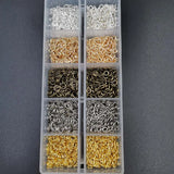 1500pcs Mixed Jump Rings/Claws for Jewelry Making