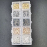 1500pcs Mixed Jump Rings/Claws for Jewelry Making