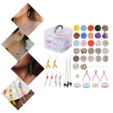 1506Pcs Jewelry Making Supplies Kit Earrings Adults Beading Wire