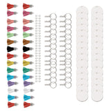 150PCS Sublimation Keychains Bulk, Crafts Jewelry Making Set