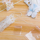 150Pcs Clear Earring Bags Waterproof Reusable Storage Pouch