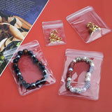 150Pcs Clear Earring Bags Waterproof Reusable Storage Pouch