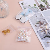 150Pcs Clear Earring Bags Waterproof Reusable Storage Pouch