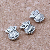150Pcs Owl Spacer Beads 1mm Hole DIY Jewelry Making D43