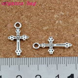 150Pcs Alloy Islamic Cross Charm Pendants Jewelry Making Bracelet Necklace DIY