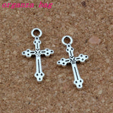 150Pcs Alloy Islamic Cross Charm Pendants Jewelry Making Bracelet Necklace DIY