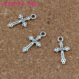 150Pcs Alloy Islamic Cross Charm Pendants Jewelry Making Bracelet Necklace DIY