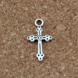 150Pcs Alloy Islamic Cross Charm Pendants Jewelry Making Bracelet Necklace DIY
