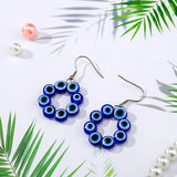 150pcs Resin Evil Eye Beads Charms Round Spacer Beads for DIY Jewelry Making
