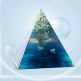 150mm Pyramid Shape Silicone Mould Resin Crafts
