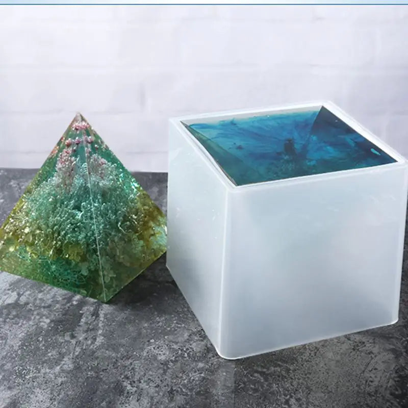 150mm Pyramid Shape Silicone Mould Resin Crafts