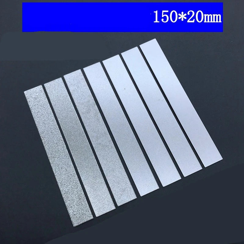 Rectangular Diamond Grinding Sheet 150mmx20mm for Gem Sanding and Polishing