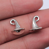 150pcs Antique Silver Wizard Hat Charms For Jewelry Making DIY Findings