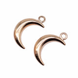 150pcs Antique Silver Moon Charms DIY Jewelry Findings