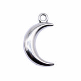 150pcs Antique Silver Moon Charms DIY Jewelry Findings